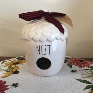 Rae Dunn bird house “Nest”